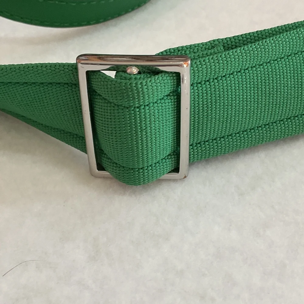 kate spade vibrant green nylon tote with detachable strap